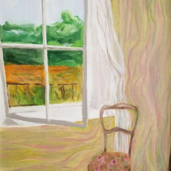 "My Own Little Corner" original painting by me - Picture 2 of 2